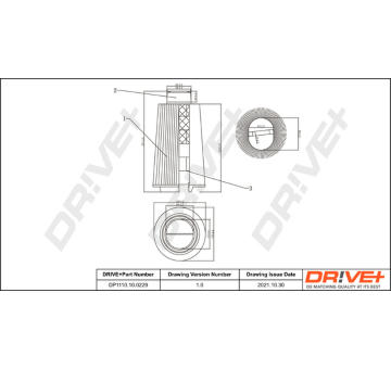 Vzduchový filtr Dr!ve+ DP1110.10.0229