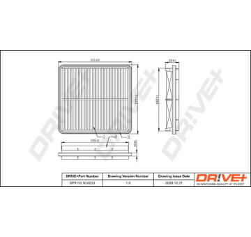 Vzduchový filtr Dr!ve+ DP1110.10.0233