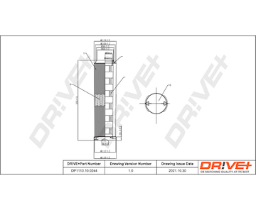 Vzduchový filtr Dr!ve+ DP1110.10.0244