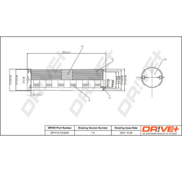 Vzduchový filtr Dr!ve+ DP1110.10.0245