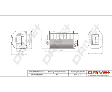 Vzduchový filtr Dr!ve+ DP1110.10.0247