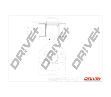 Vzduchový filtr Dr!ve+ DP1110.10.0253