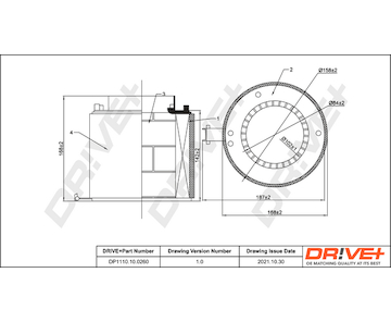 Vzduchový filtr Dr!ve+ DP1110.10.0260