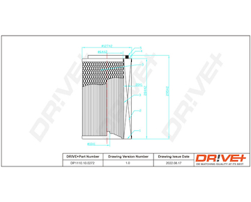 Vzduchový filtr Dr!ve+ DP1110.10.0272