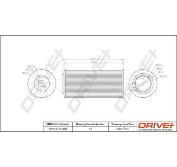 Vzduchový filtr Dr!ve+ DP1110.10.0280