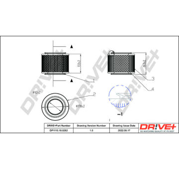 Vzduchový filtr Dr!ve+ DP1110.10.0282