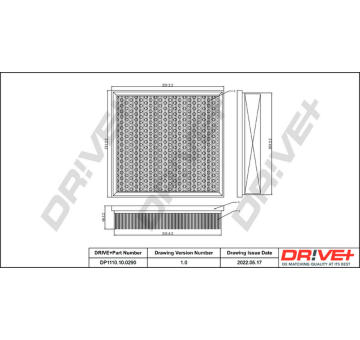 Vzduchový filtr Dr!ve+ DP1110.10.0290