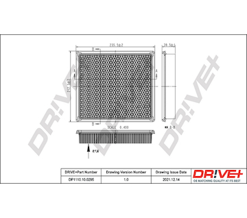 Vzduchový filtr Dr!ve+ DP1110.10.0295