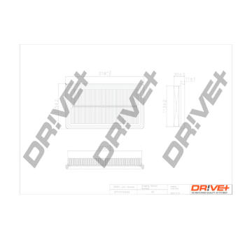 Vzduchový filtr Dr!ve+ DP1110.10.0322