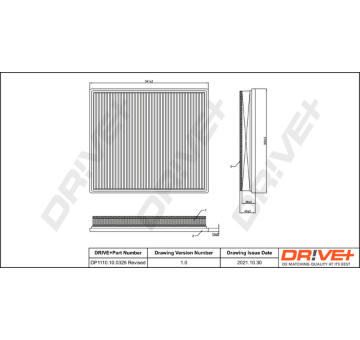 Vzduchový filtr Dr!ve+ DP1110.10.0325