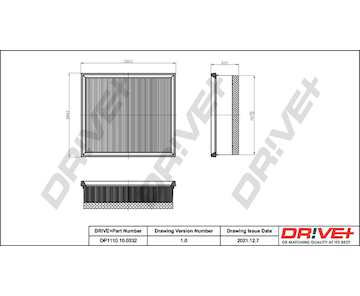 Vzduchový filtr Dr!ve+ DP1110.10.0332