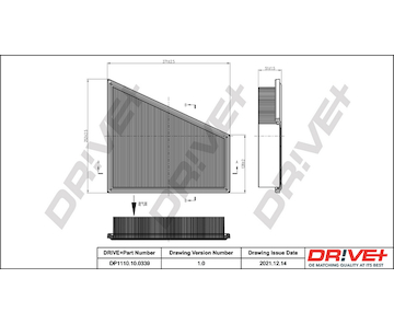 Vzduchový filtr Dr!ve+ DP1110.10.0339