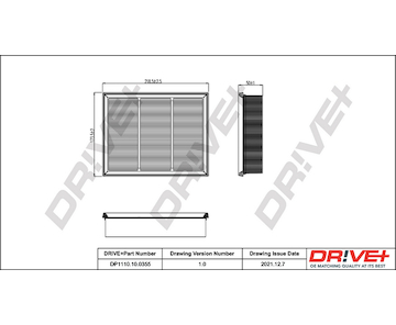 Vzduchový filtr Dr!ve+ DP1110.10.0355