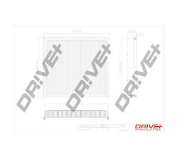 Vzduchový filtr Dr!ve+ DP1110.10.0357