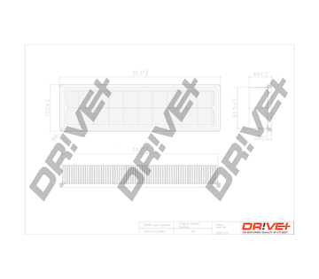 Vzduchový filtr Dr!ve+ DP1110.10.0380