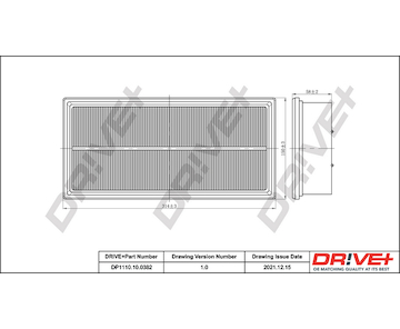 Vzduchový filtr Dr!ve+ DP1110.10.0382