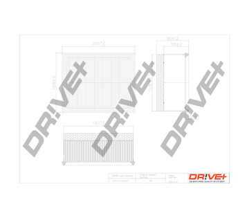 Vzduchový filtr Dr!ve+ DP1110.10.0407