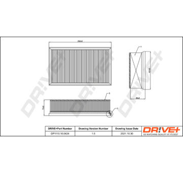 Vzduchový filtr Dr!ve+ DP1110.10.0424