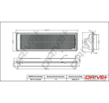 Vzduchový filtr Dr!ve+ DP1110.10.0444