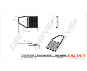 Vzduchový filtr Dr!ve+ DP1110.10.0455