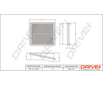 Vzduchový filtr Dr!ve+ DP1110.10.0467
