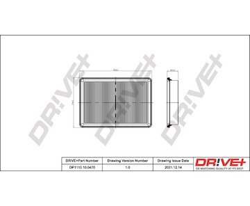 Vzduchový filtr Dr!ve+ DP1110.10.0476