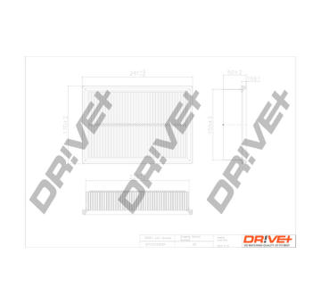 Vzduchový filtr Dr!ve+ DP1110.10.0487