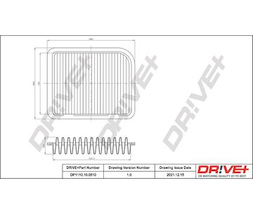 Vzduchový filtr Dr!ve+ DP1110.10.0510