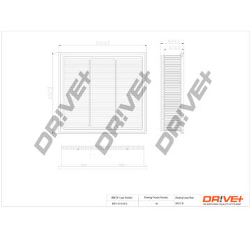 Vzduchový filtr Dr!ve+ DP1110.10.0512