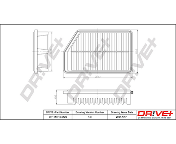 Vzduchový filtr Dr!ve+ DP1110.10.0522