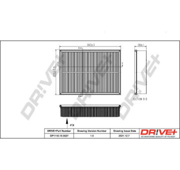 Vzduchový filtr Dr!ve+ DP1110.10.0527