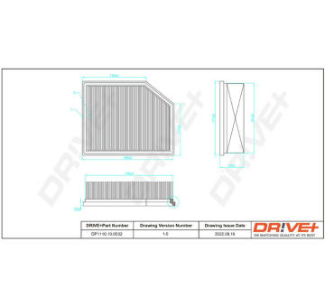 Vzduchový filtr Dr!ve+ DP1110.10.0532