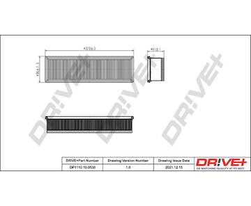 Vzduchový filtr Dr!ve+ DP1110.10.0538