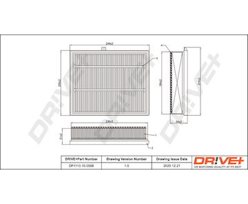 Vzduchový filtr Dr!ve+ DP1110.10.0568