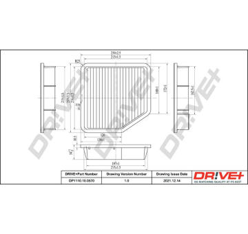 Vzduchový filtr Dr!ve+ DP1110.10.0570