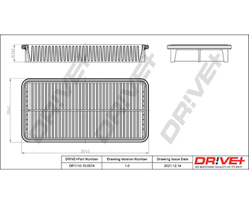 Vzduchový filtr Dr!ve+ DP1110.10.0574