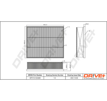 Vzduchový filtr Dr!ve+ DP1110.10.0599