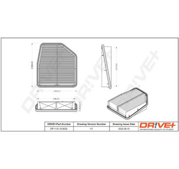 Vzduchový filtr Dr!ve+ DP1110.10.0625
