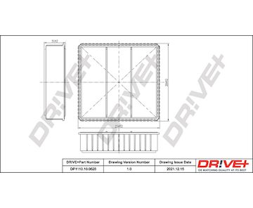 Vzduchový filtr Dr!ve+ DP1110.10.0628