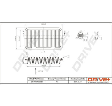 Vzduchový filtr Dr!ve+ DP1110.10.0632