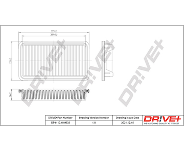 Vzduchový filtr Dr!ve+ DP1110.10.0633