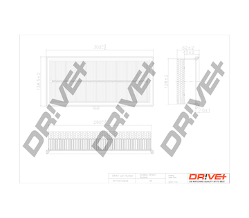 Vzduchový filtr Dr!ve+ DP1110.10.0642