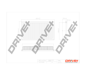 Vzduchový filtr Dr!ve+ DP1110.10.0643