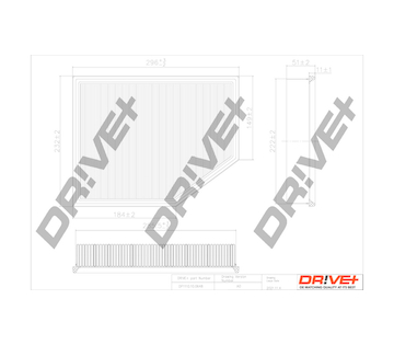 Vzduchový filtr Dr!ve+ DP1110.10.0648