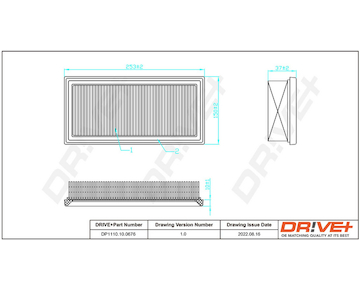 Vzduchový filtr Dr!ve+ DP1110.10.0676