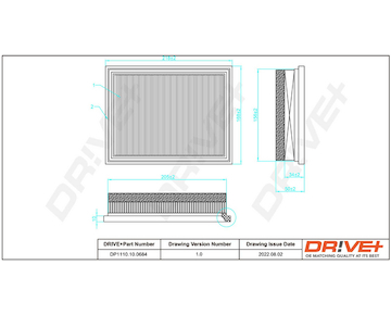 Vzduchový filtr Dr!ve+ DP1110.10.0684