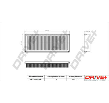 Vzduchový filtr Dr!ve+ DP1110.10.0697