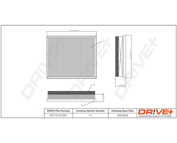 Vzduchový filtr Dr!ve+ DP1110.10.0703