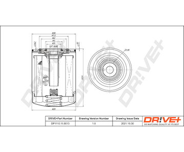 Olejový filtr Dr!ve+ DP1110.11.0013