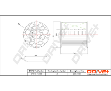 Olejový filtr Dr!ve+ DP1110.11.0065